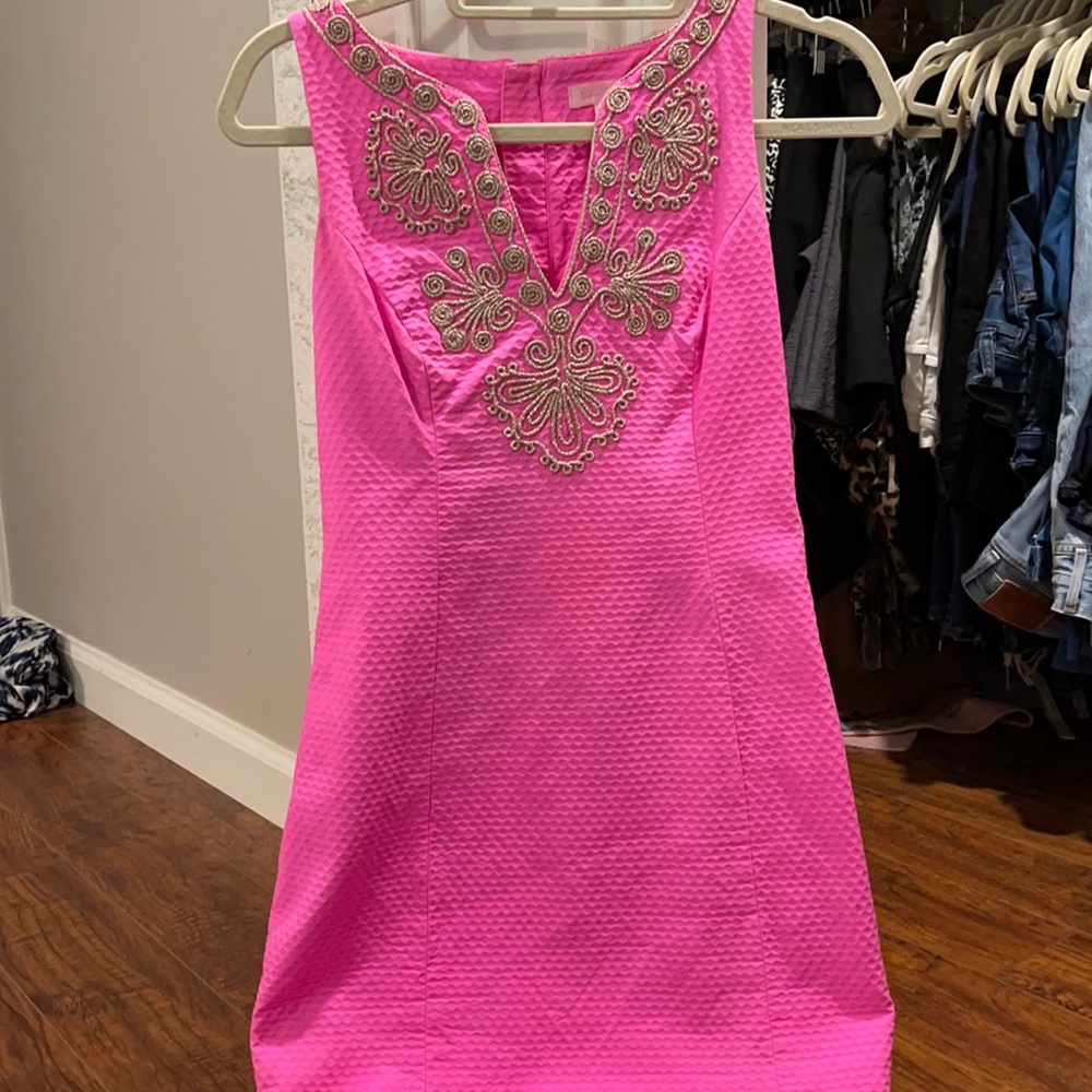 Pink cocktail dress
